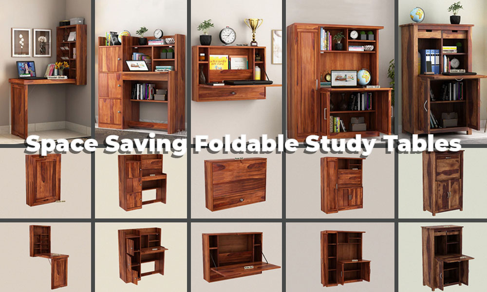 Best Space Saving Folding Study Table Design Ideas Woodenstreet